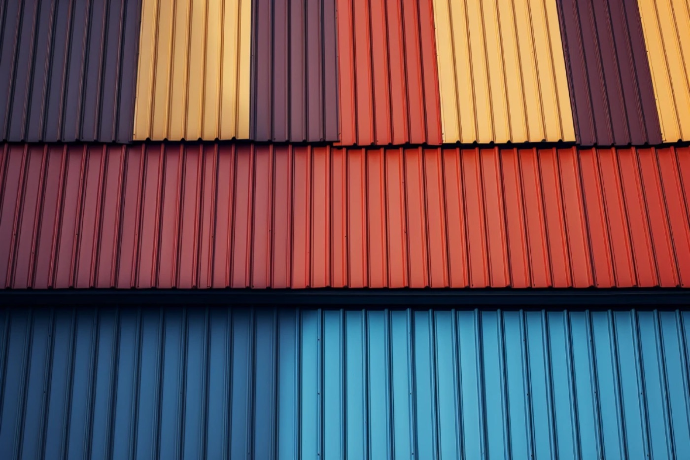 Metal panels finished in a range of Valspar WeatherXL colors