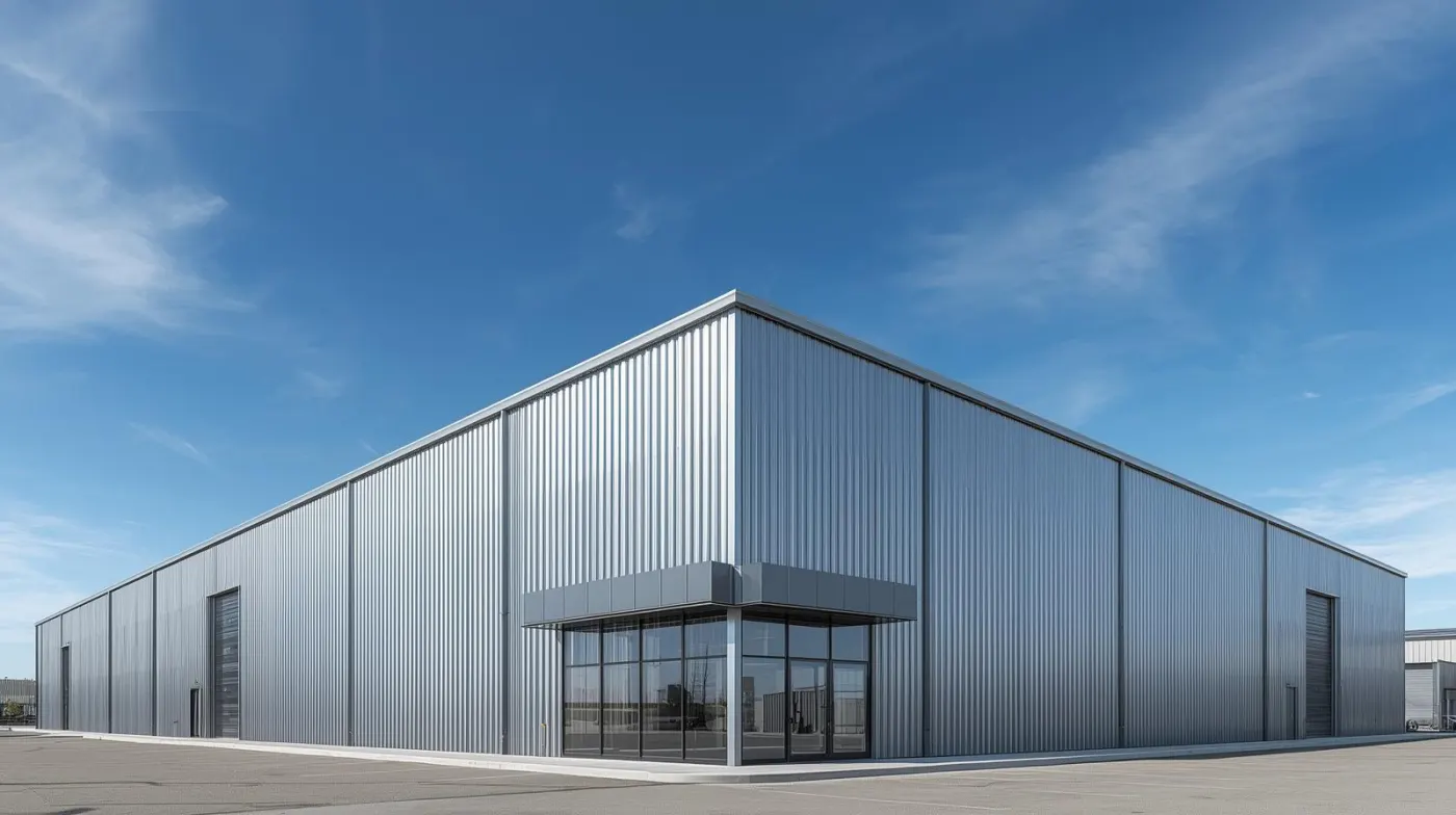 Bolt-up pre-engineered metal building supplied by Metal Warehouse Inc.