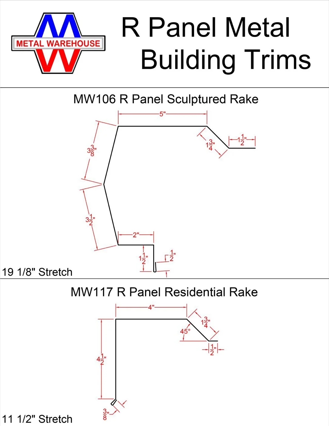 Metal Warehouse trim catalog page 12 of 23