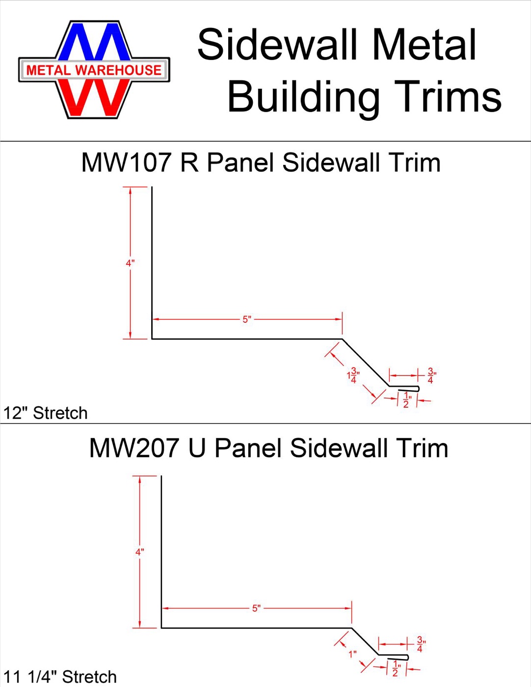 Metal Warehouse trim catalog page 13 of 23