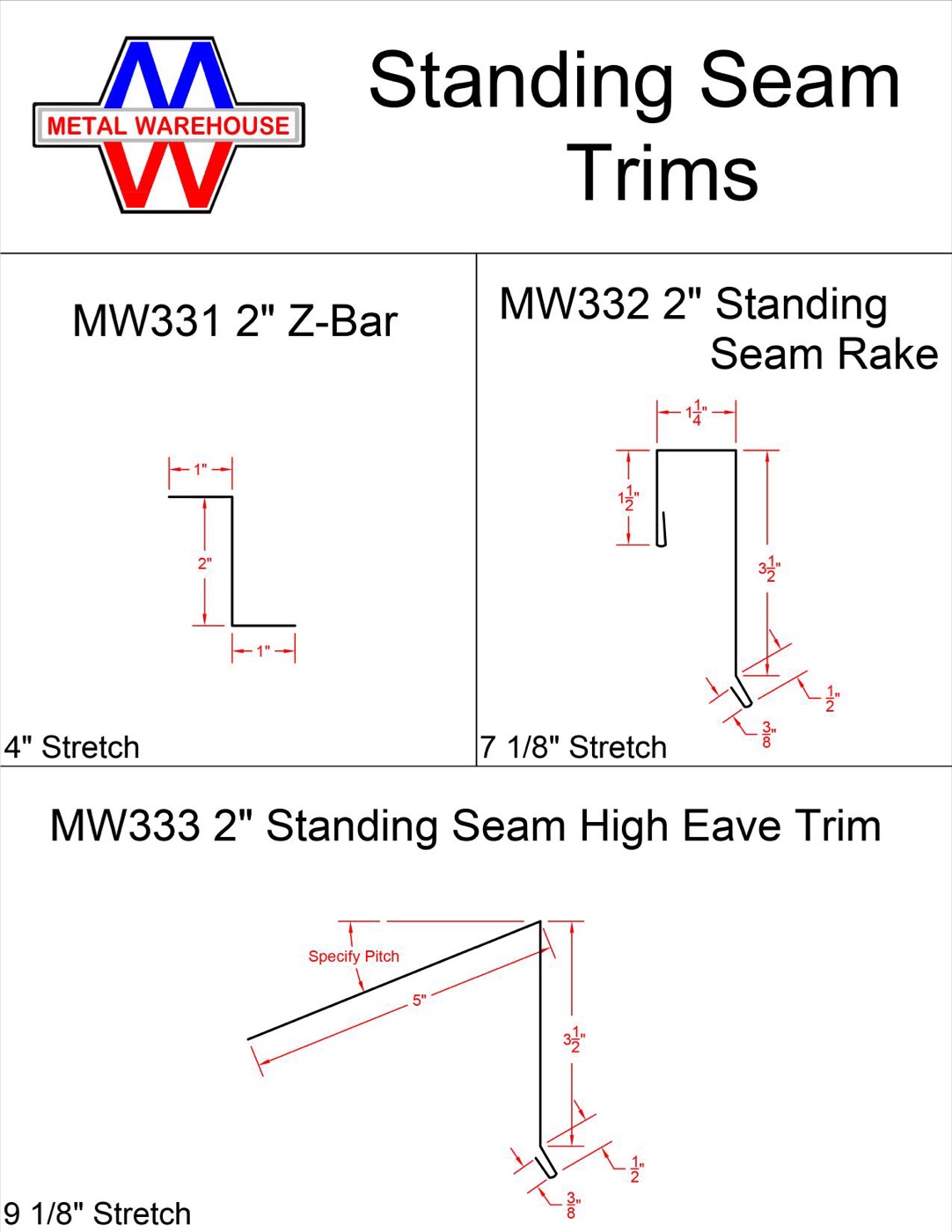 Metal Warehouse trim catalog page 20 of 23