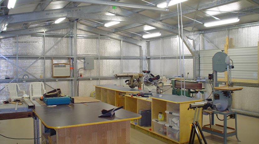 Large Metal Workshop Building Exterior